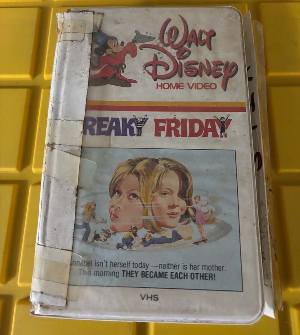 Walt Disney Original Freaky Friday First Edition VHS.